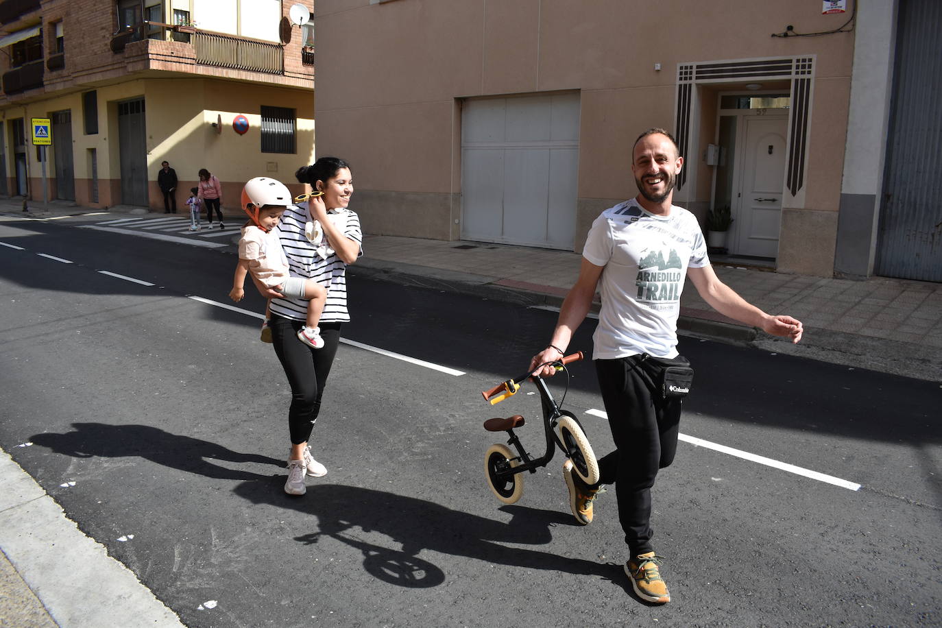 Ochenta ciclistas en el Día de la bici de Quel