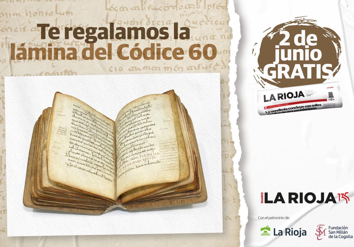 Consigue la lámina de las glosas, este domingo con Diario LA RIOJA