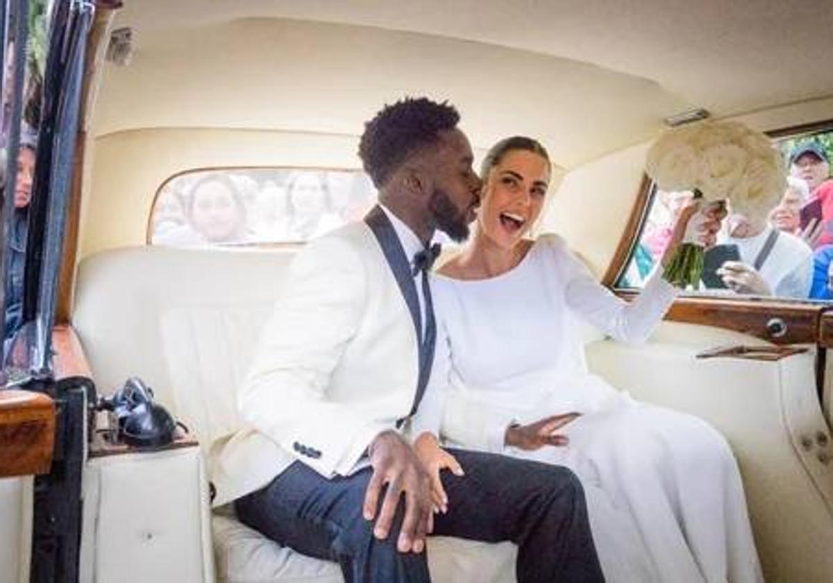 Iñaki Williams y Patricia Morales ya se han dado el 'sí quiero'