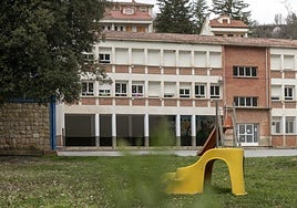 El edificio del CRA Cameros Nuevo de Torrecilla en Cameros, que albergará un aula para niños de 0 a 3 años en el curso 2024-25.