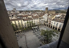 Vista de la plaza del Mercado.