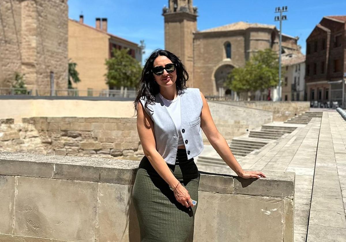 Alba Martínez solicitó la ayuda para comprar una casa en Agoncillo.