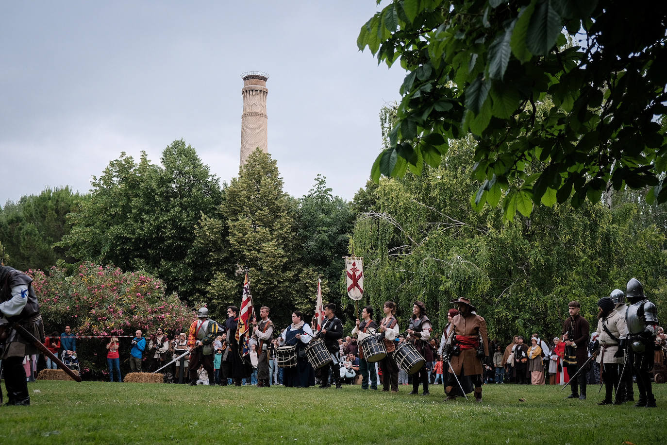 Recreación del Asedio a Logroño, en imágenes