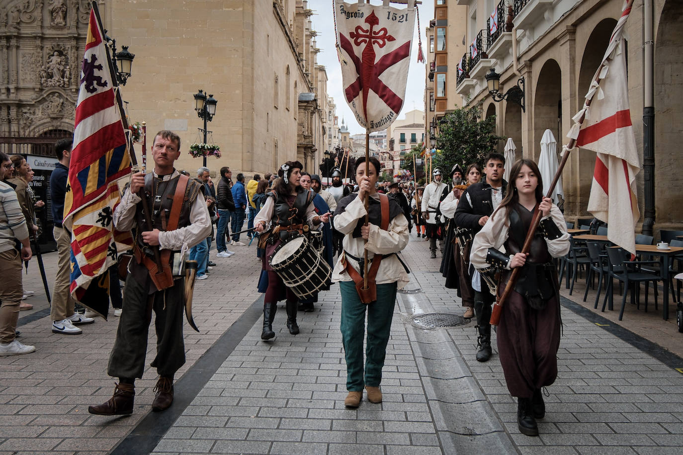 Recreación del Asedio a Logroño, en imágenes