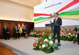 Gonzalo Capellán dirige a los presentes su discurso.