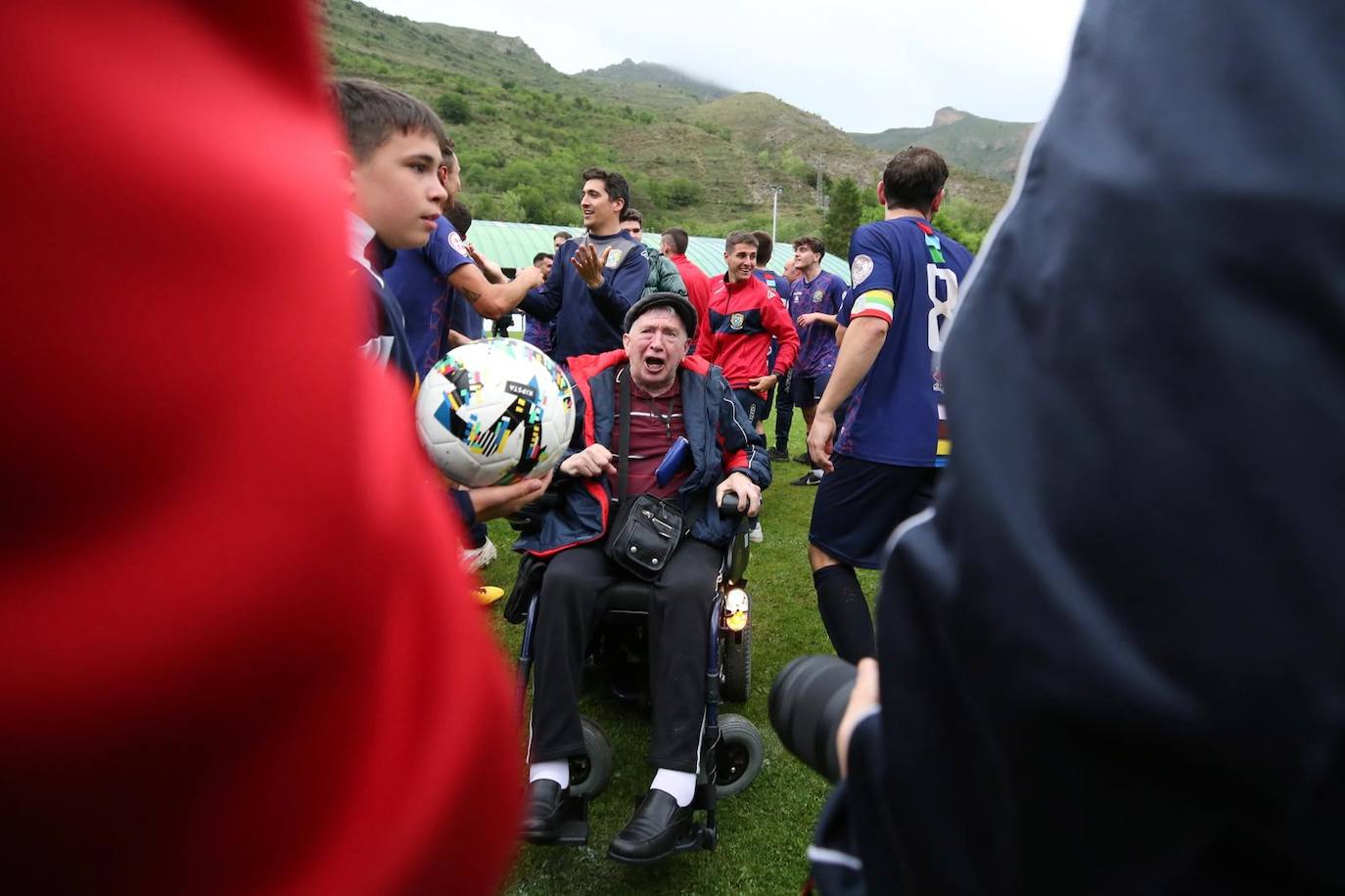 La celebración del Anguiano tras su pase a la fase nacional