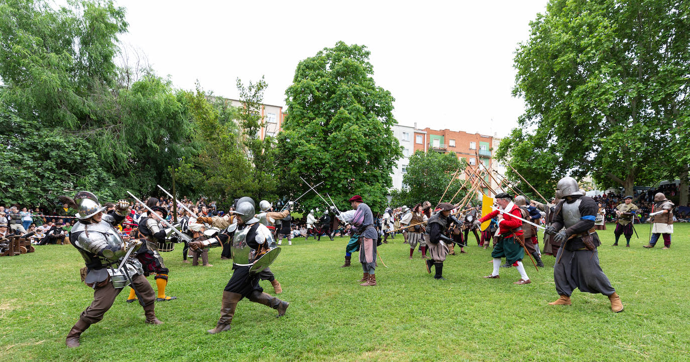 Recreación del asedio a Logroño por los franceses