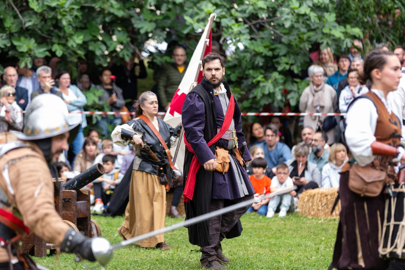 Recreación del asedio a Logroño por los franceses