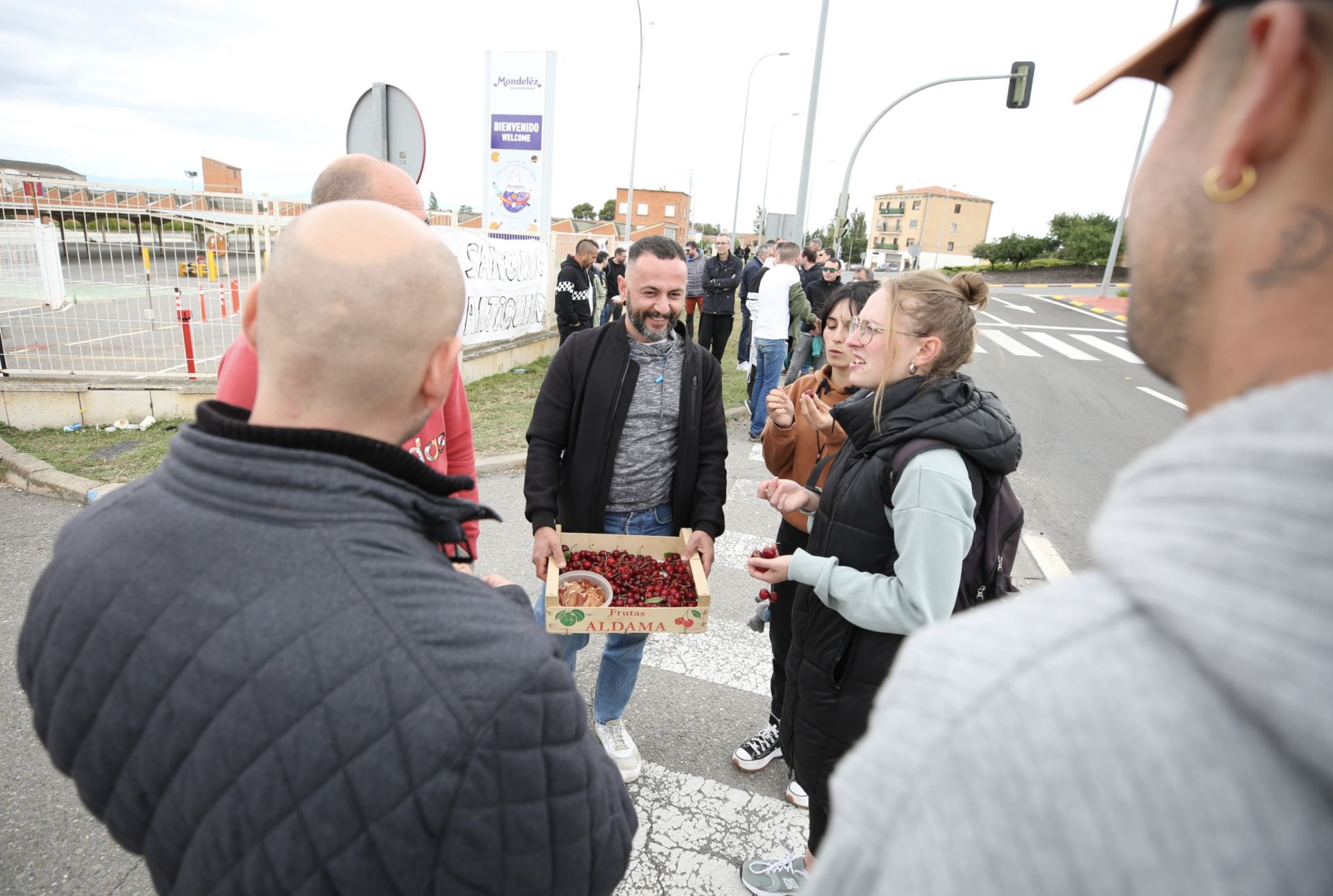 Huelga de los trabajadores de Mondelez