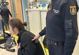 La presunta responsable de los hechos.