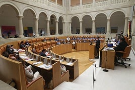 Pleno del Parlamento de hoy.