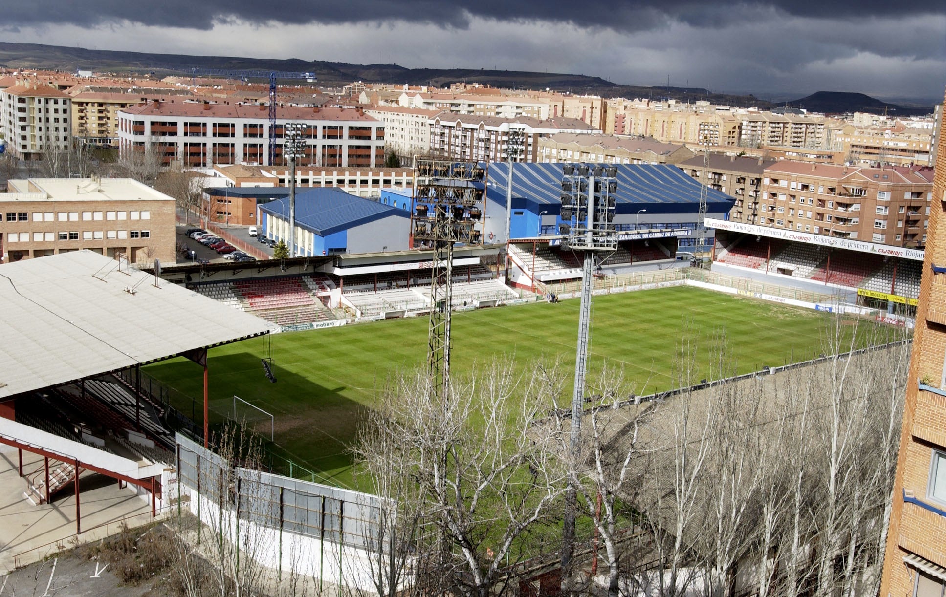 Las Gaunas, días antes de que se disputara el último partido antes de su desaparición.