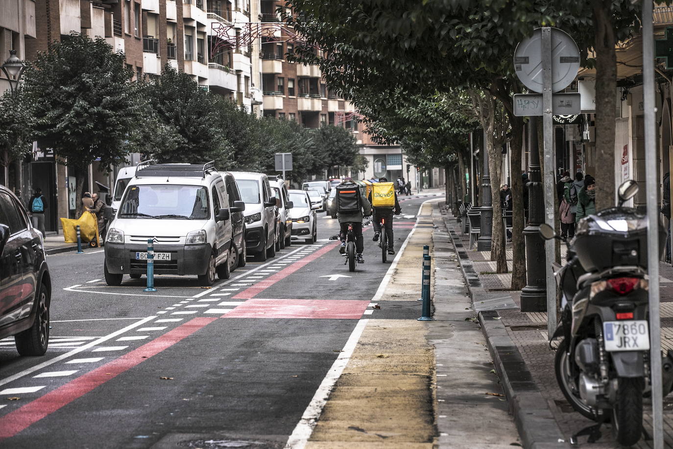 Eje ciclista de Duquesa de la Victoria, pendiente de consolidación desde 2021.