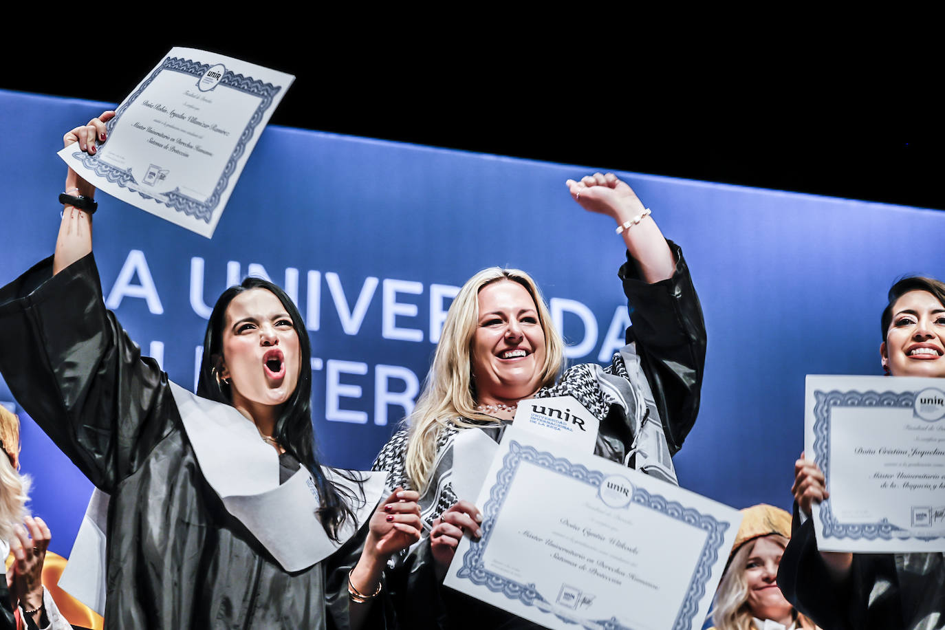 Graduación de los alumnos de Derecho y Empresa y Comunicación de UNIR