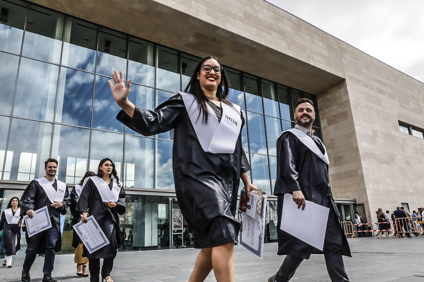 Graduación de los alumnos de Derecho y Empresa y Comunicación de UNIR