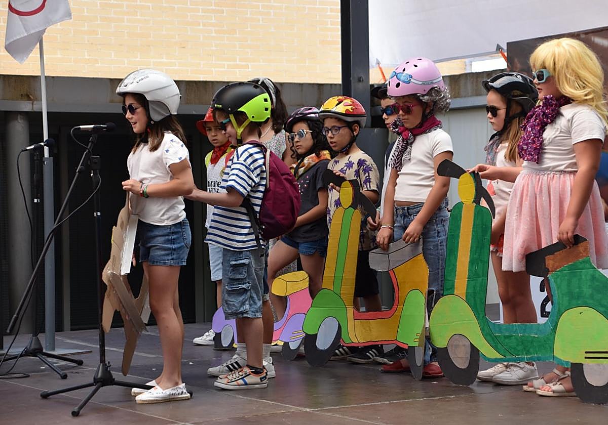 Uno de los cuentos protagonizado por los escolares.