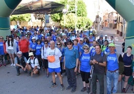 La marcha de Tudelilla reúne a 150 personas