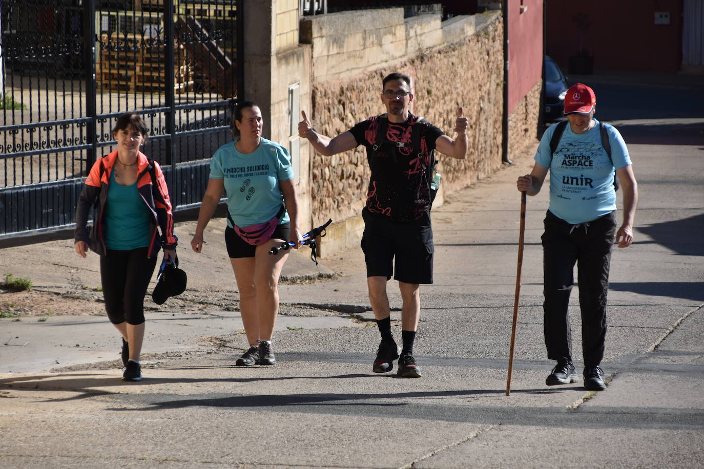 Las imágenes de la X edición de la marcha Villa de Tudelilla