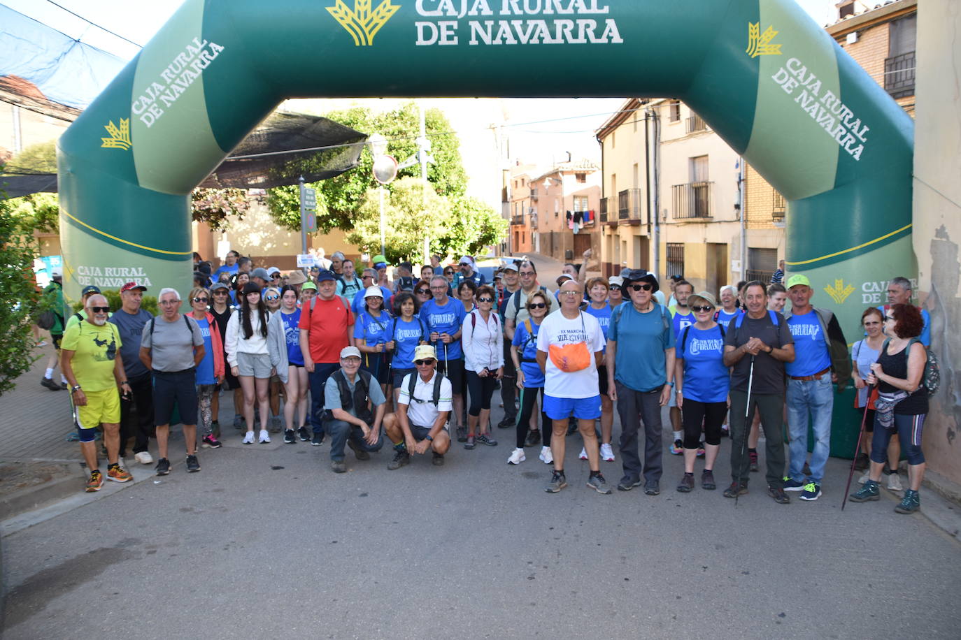 Las imágenes de la X edición de la marcha Villa de Tudelilla