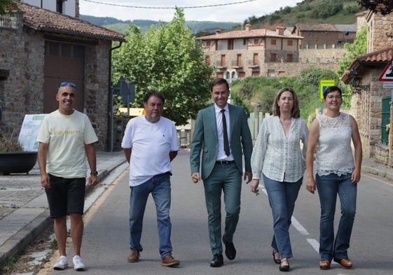 Rodrigo Alba (Cabezón), Juan Simón Lasanta (Laguna), Daniel Osés, Gema Álvarez y Raquel Sáenz (Jalón).