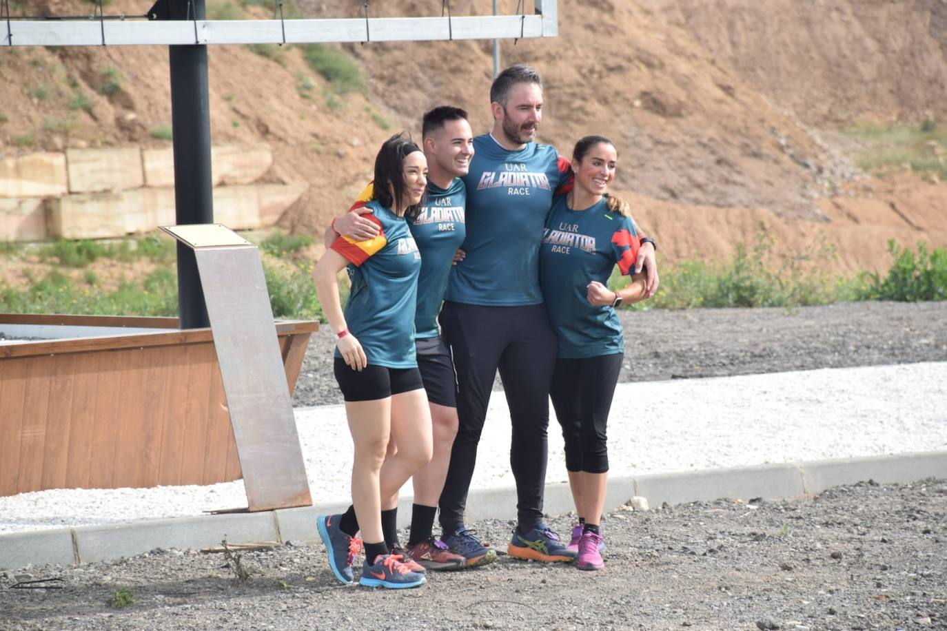 Intensidad en el inicio de la Gladiator Race en Logroño