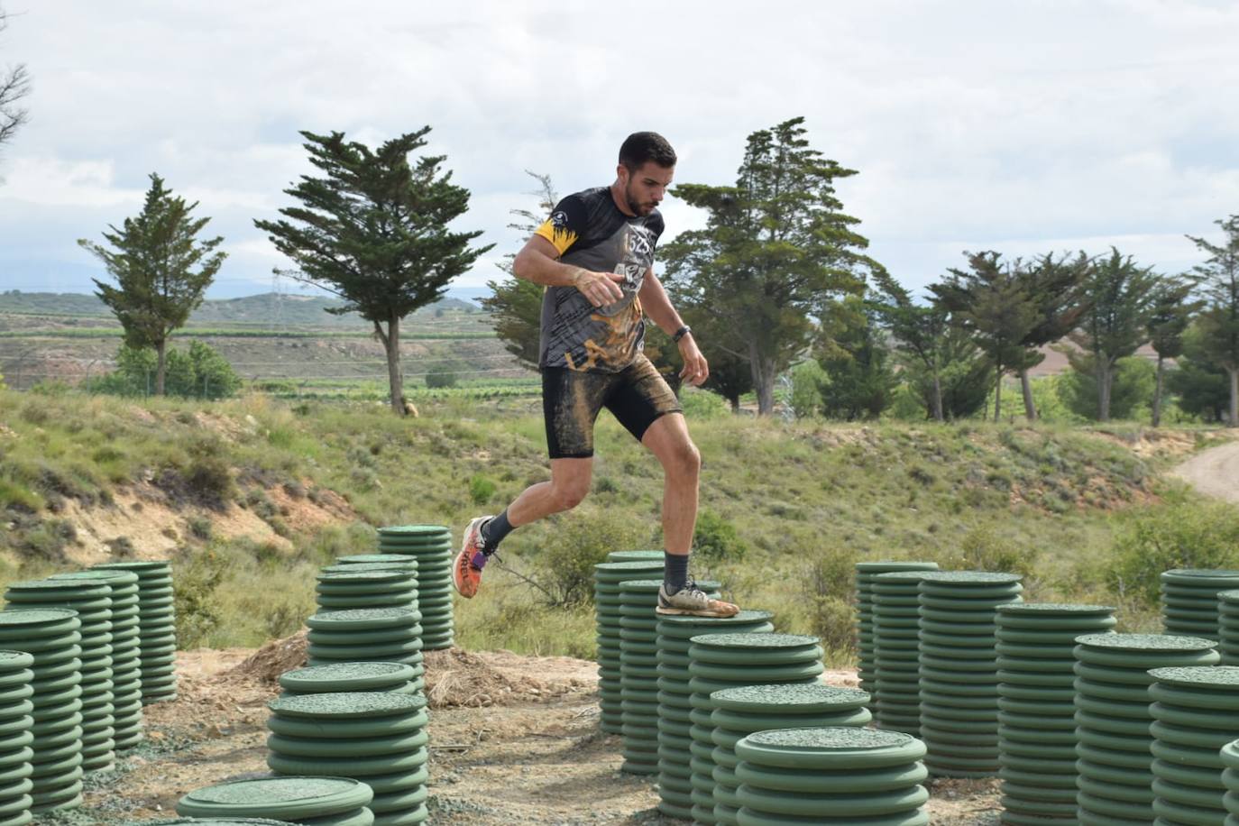 Intensidad en el inicio de la Gladiator Race en Logroño