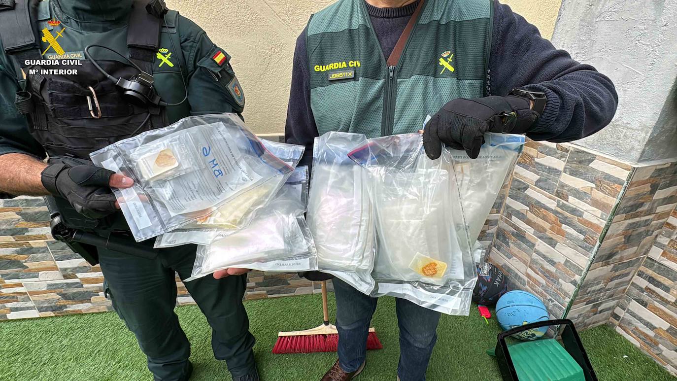 Las imágenes de la operación antidroga en Calahorra