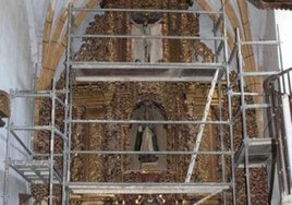 Retablo de la parroquia de San Blas de Navajún.