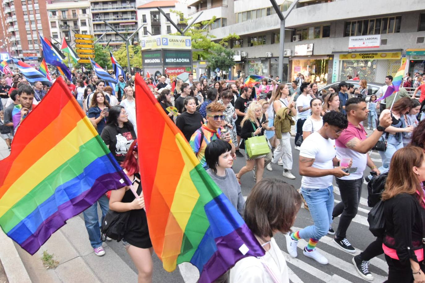 La imágenes del orgullo LGTBIQ+ en Logroño