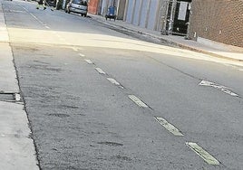 La calle Guillén de Brocar, vacía a primera hora.