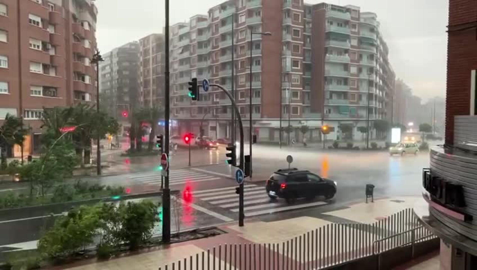 Tormenta sobre Logroño