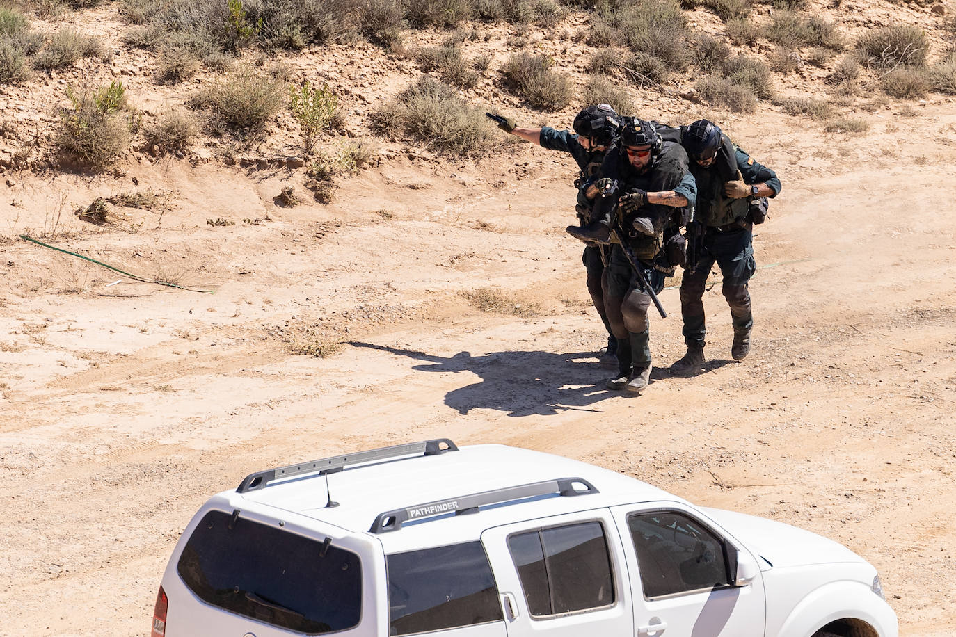 Las fuerzas del GAR entrenan con el grupo Omega, la unidad antiterrorista de la Guardia Nacional de Ucrania