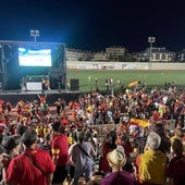 Éxtasis en Haro con el triunfo español