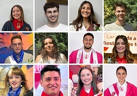 Los candidatos a reina y rey de las fiestas de Calahorra.