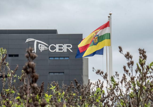 Vista de la fachada trasera del Centro de Investigación Biomédica de La Rioja (Cibir).