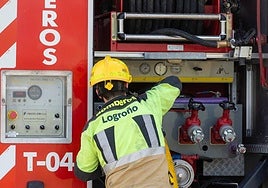 Arde de madrugada una caseta de aperos en Albelda