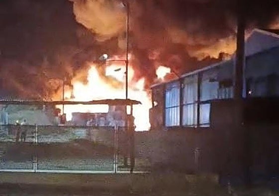 Así ha sido el incendio de Recirsa