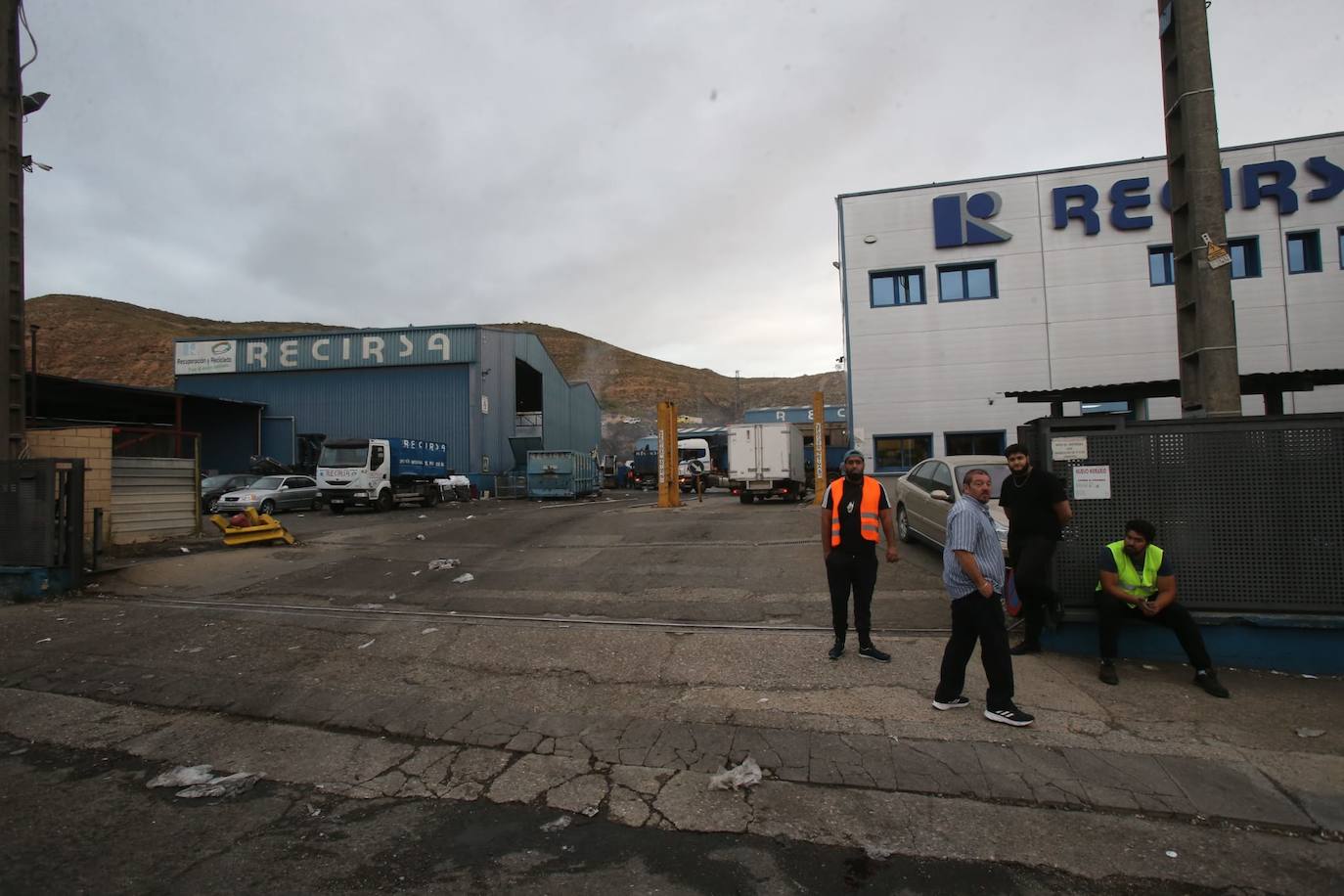 Las imágenes del incendio de Recirsa