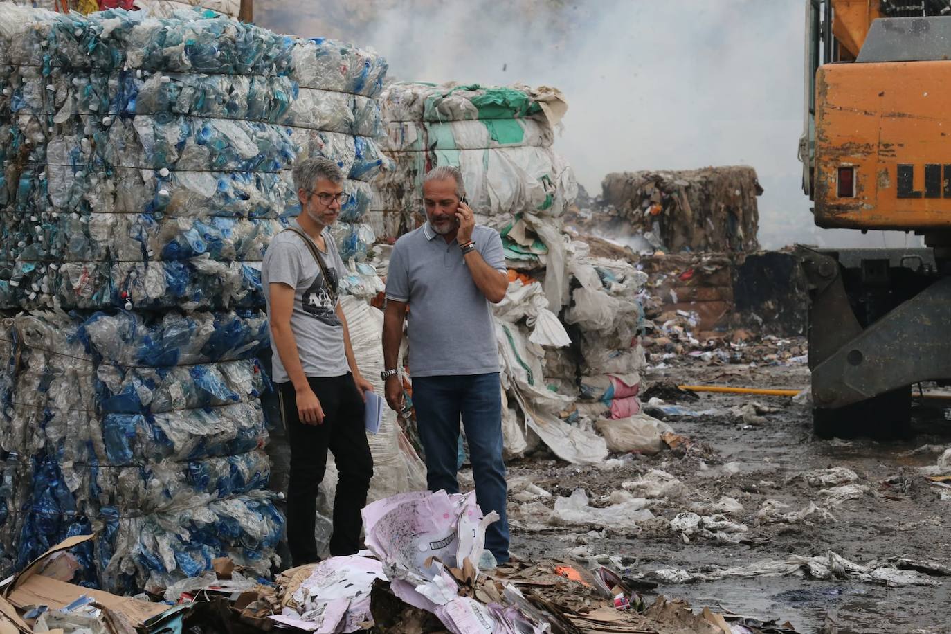 Las imágenes del incendio de Recirsa