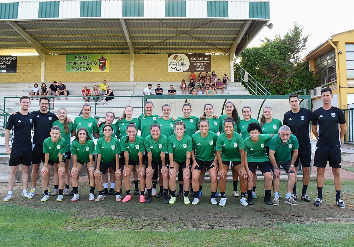 La Plantilla completa dell Pradejón.