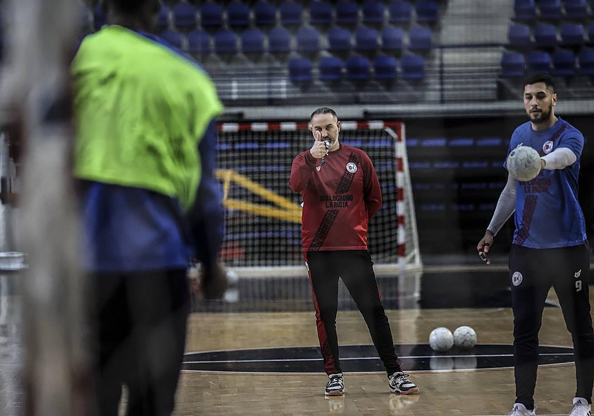 Miguel Ángel Velasco en un entrenamiento del año pasado.