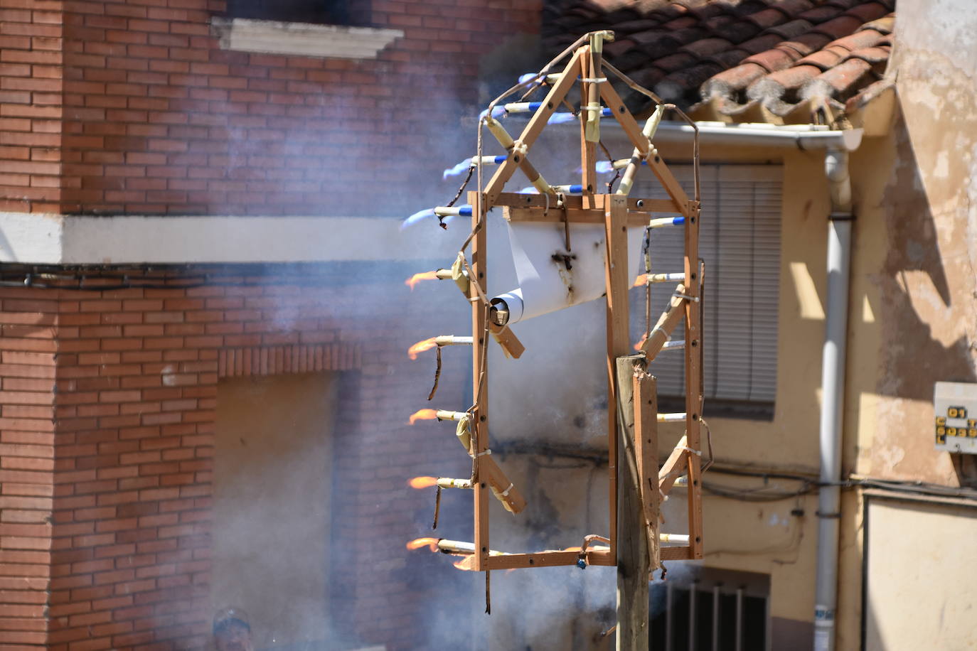 Procesión de la Virgen de la Antigua en las fiestas de Ausejo