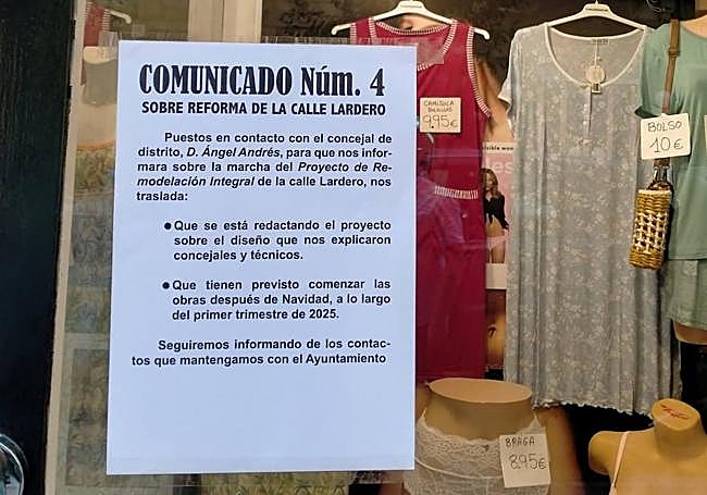 Comunicado vecinal 'colgado' estos días tras la información publicada en Diario LA RIOJA.