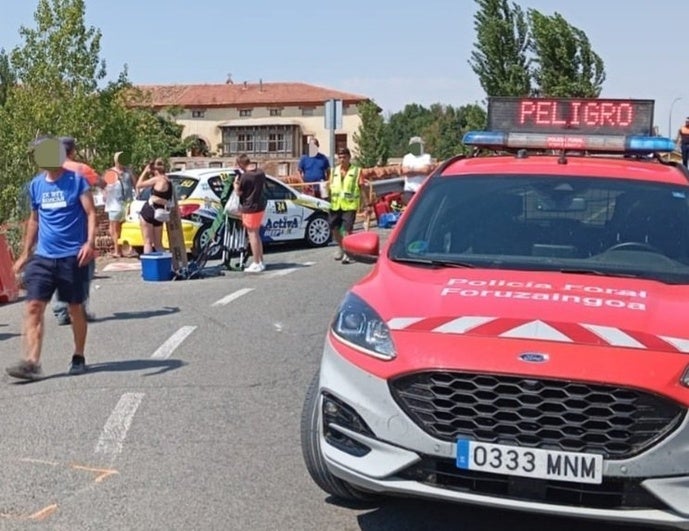 El atropello múltiple del rally de Fitero deja 18 heridos, cinco de ellos menores