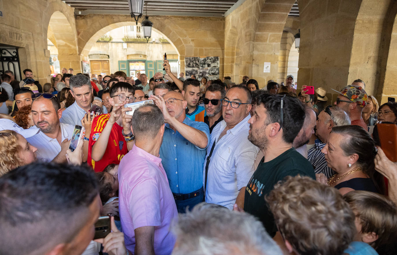 Luis de la Fuente vuelve a Haro