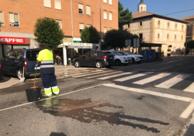 Imagen del lugar del accidente.