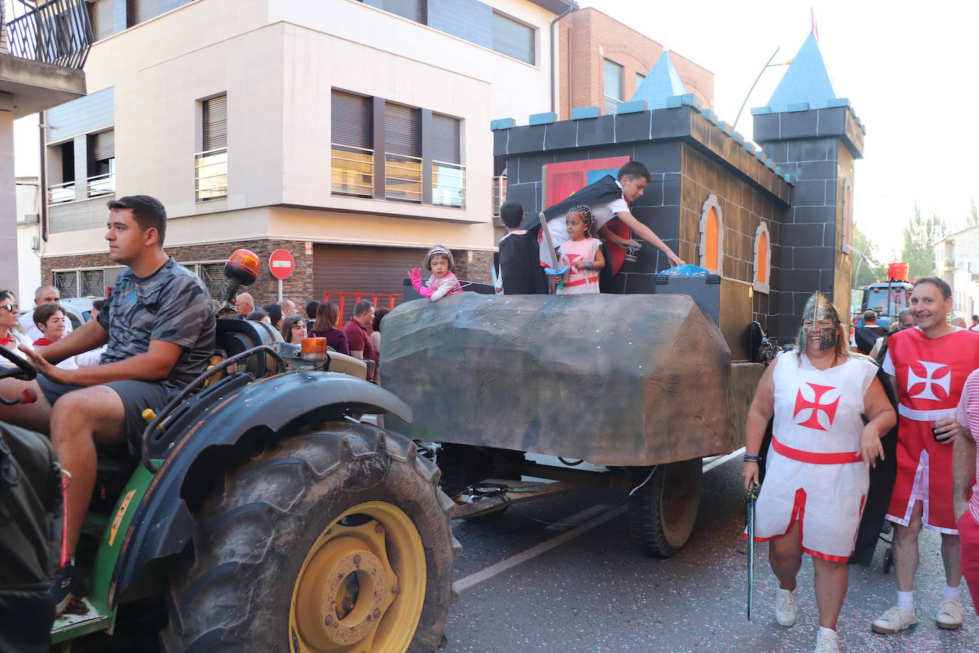 El desfile de carrozas, en imágenes