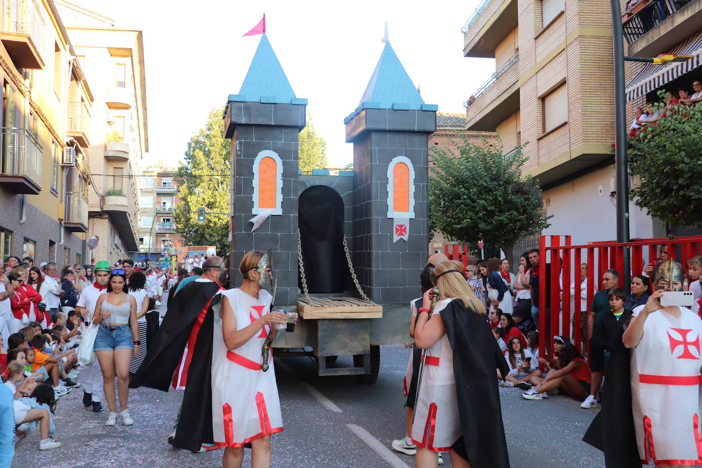 El desfile de carrozas, en imágenes