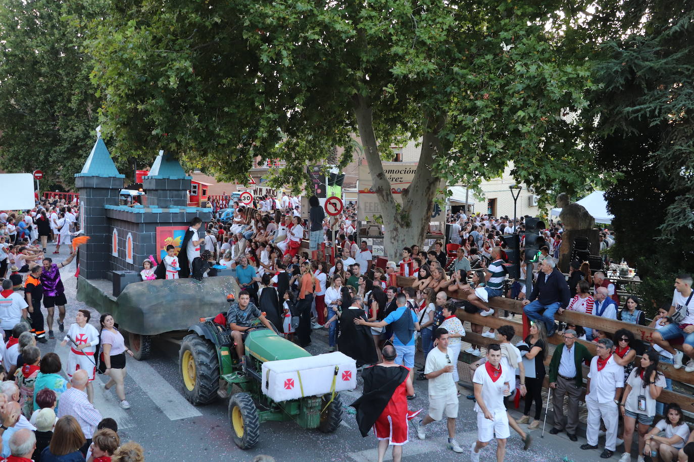 El desfile de carrozas, en imágenes