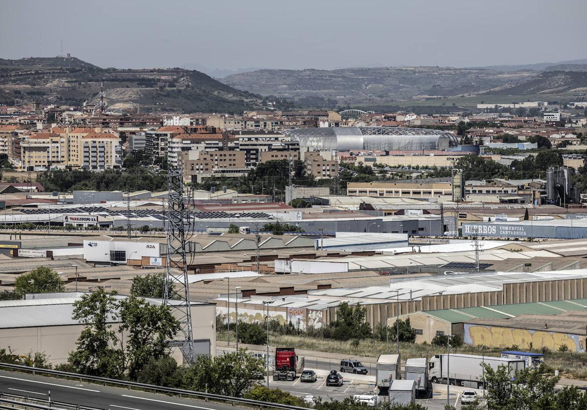 El polígono industrial de La Portalada en Logroño es uno de los principales núcleos empresariales de La Rioja.